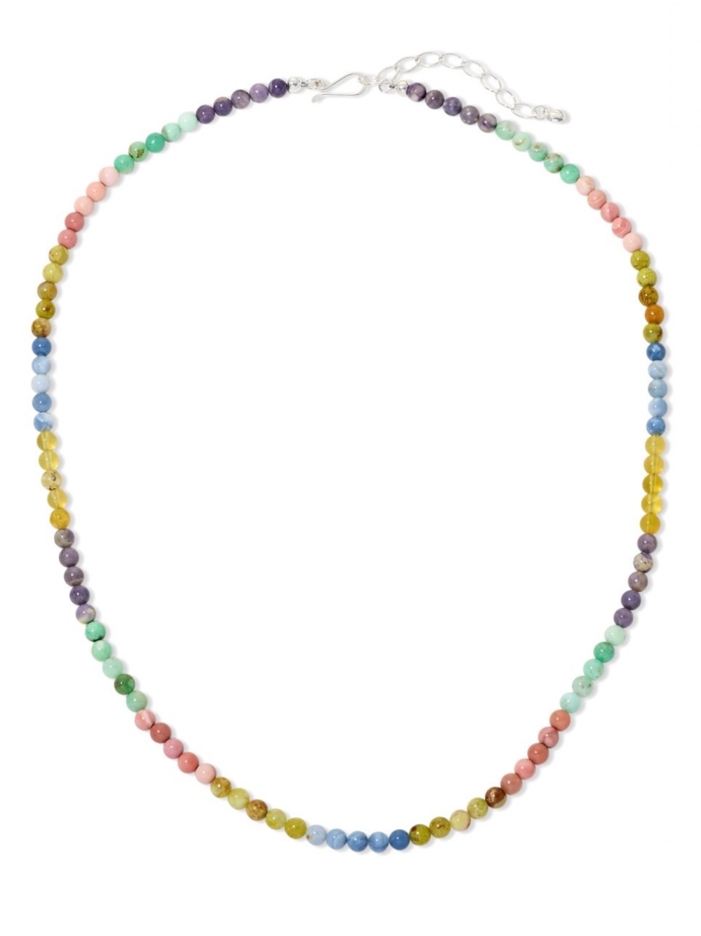 Jay King Rainbow Multi-Opal Bead Necklace